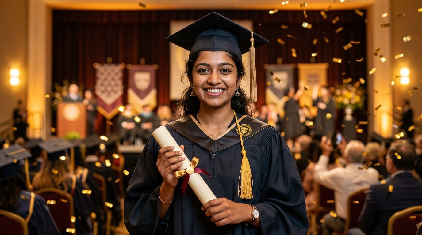 Student Receiving Certificate