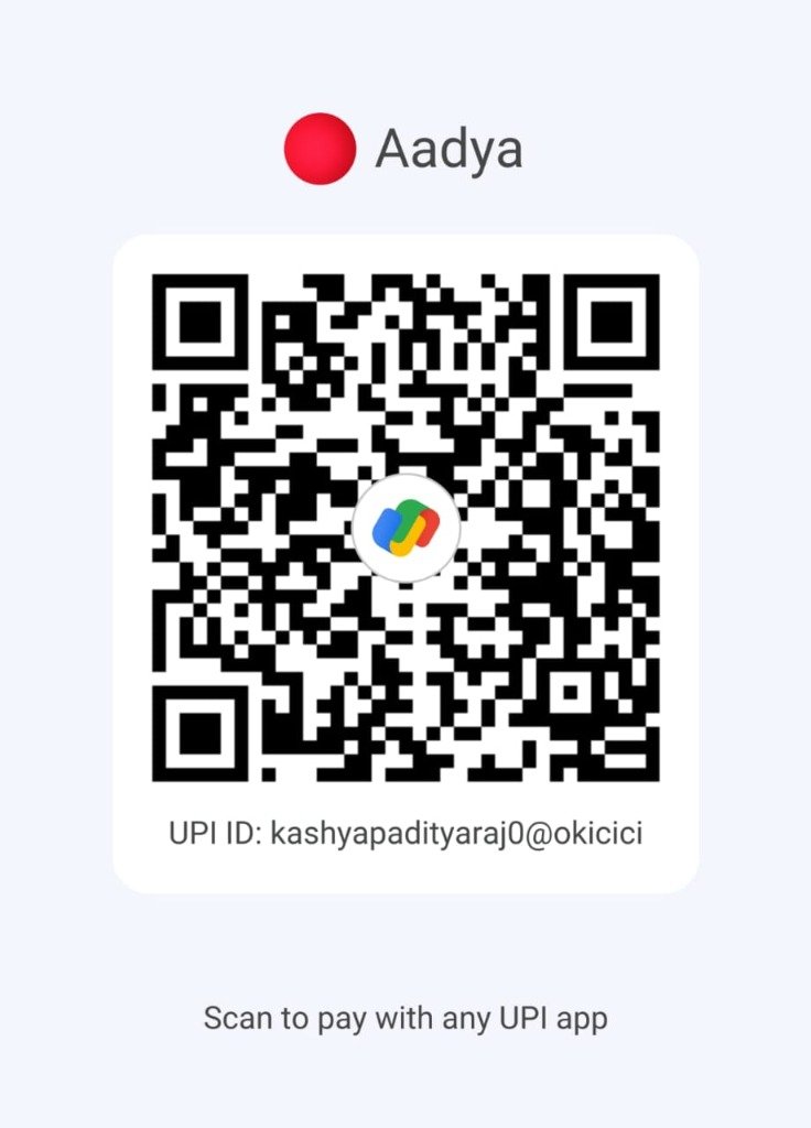 UPI QR Code - Buddha Intern Registration Fee